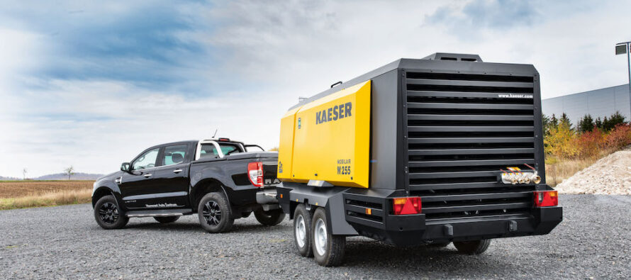 The M255 is Kaeser’s largest oil-injected portable compressor for the European and North American markets