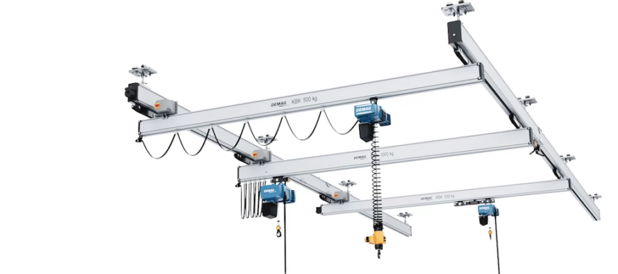 More scope for planning and operating cranes: Extended Demag KBK crane construction kit