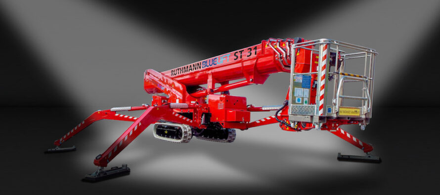 Ruthmann’s new generation: The new Bluelift ST 31 rubber-tracked working platform