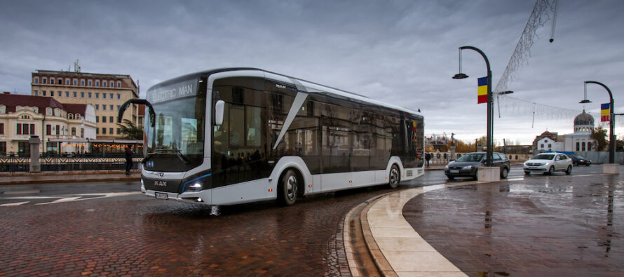 Autobuzul 100% electric MAN Lion’s City E, testat în condiții reale de trafic în România
