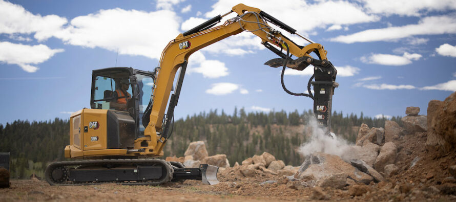 New Cat 304 and 305 CR Mini Hydraulic Excavators deliver more power and performance with lower operating costs
