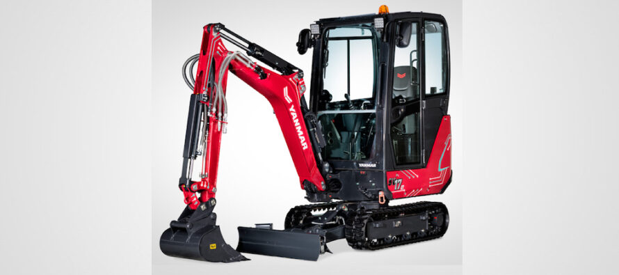 Yanmar CE unveils its first electric mini excavator prototype: the new SV17e