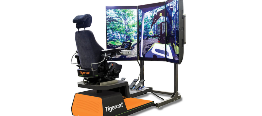 Tigercat has developed a wheel harvester simulator