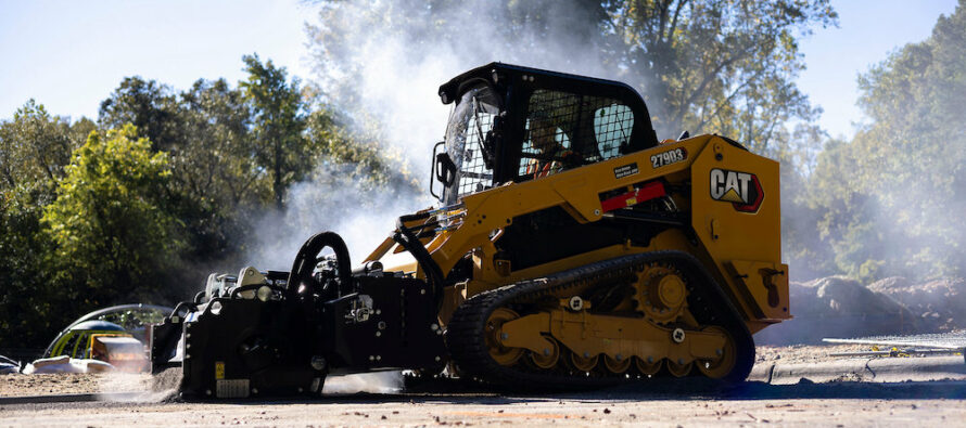 New smart creep for Cat D3 Series Skid Steer Loaders and Compact Track Loaders maximizes work tool productivity