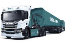 Mining company Boliden buys 74 tonnes electrified Scania truck for heavy transport