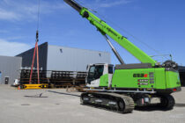 Bauma 2022: Sennebogen launches battery-powered telescopic crawler crane on the market