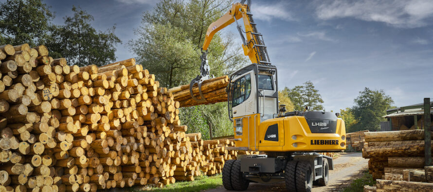 Liebherr presents the new LH 26 M Timber Litronic timber handling machine