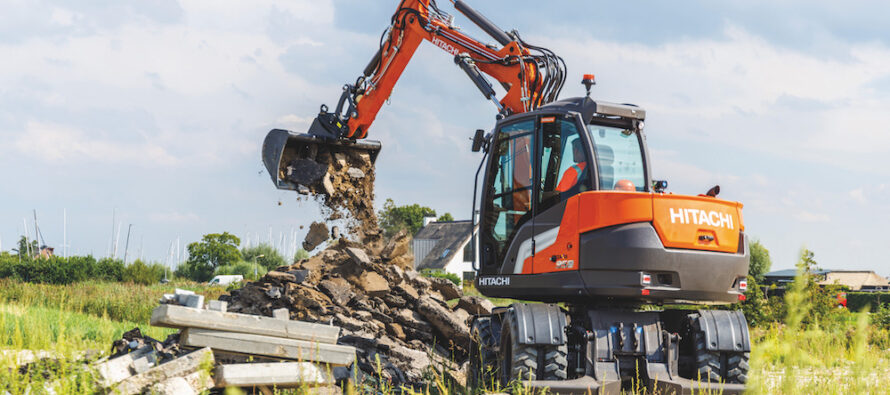 Hitachi își mărește gama de produse cu un nou excavator compact pe roți