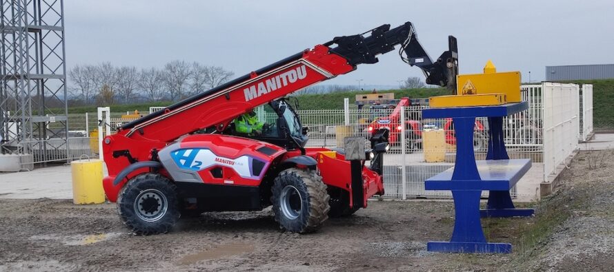 Manitou Group has presented a hydrogen-powered telehandler prototype