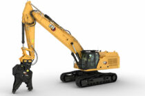 The new Cat 352 Straight Boom Excavator excels in low-level buildings, bridges and industrial demolition work