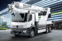 First fully electric steel-aluminum truck crane from Böcker