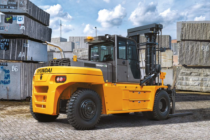 Upgraded cab for new Hyundai Heavy Line forklifts