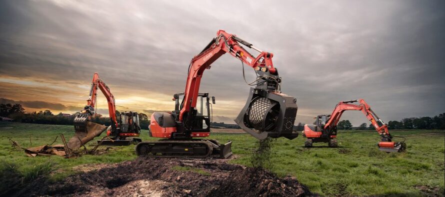 Kubota launches next-generation 8-tonne mini-excavator