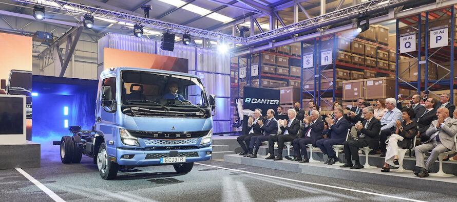 FUSO începe producția europeană a camionului ușor electric eCanter de generație nouă