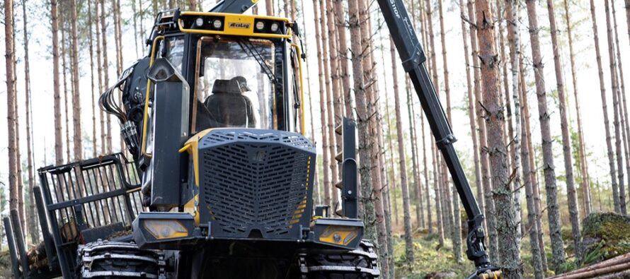 Eco Log´s forwarder crane tip control is here