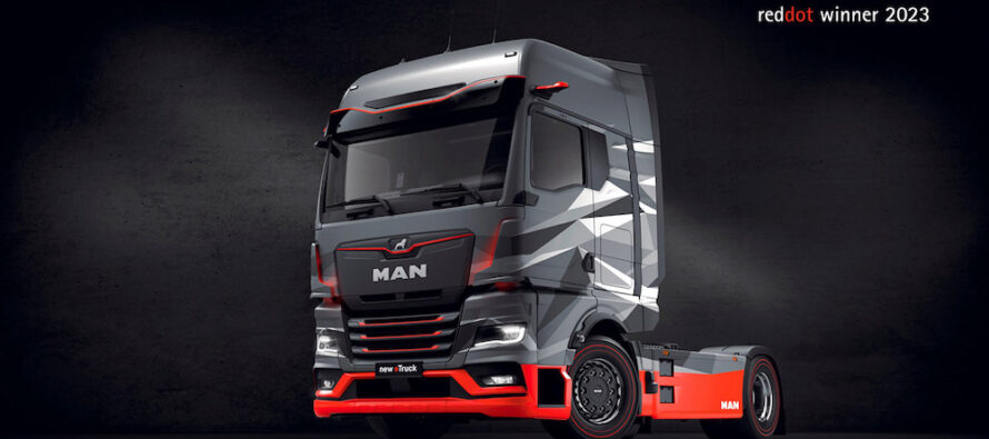 Camionul electric MAN câștigă Red Dot Design Award 2023