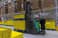 Mitsubishi Forklift Trucks has launched a high-performance platform stacker series