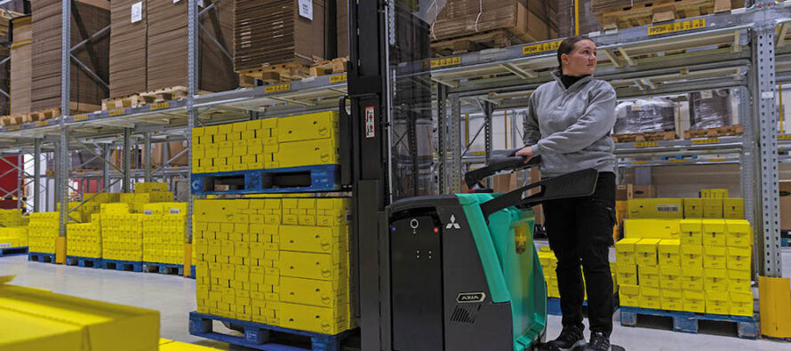 Mitsubishi Forklift Trucks has launched a high-performance platform stacker series