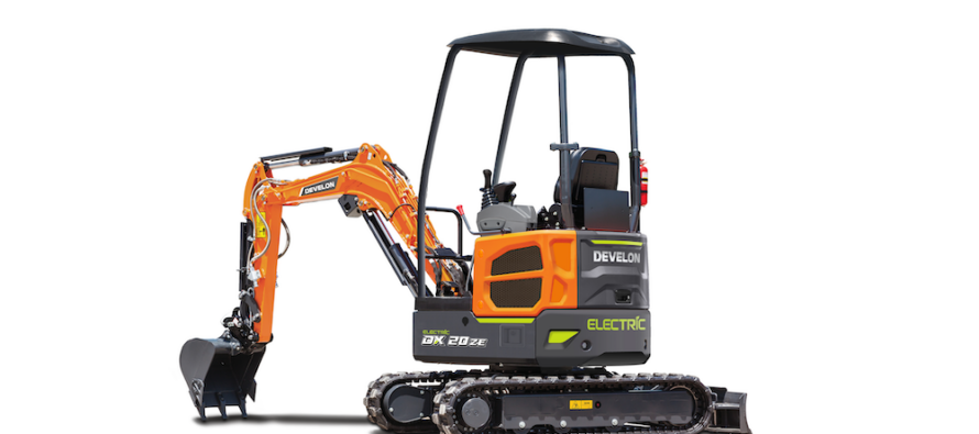 DEVELON Launching Updated Electric-Powered Mini-Excavator