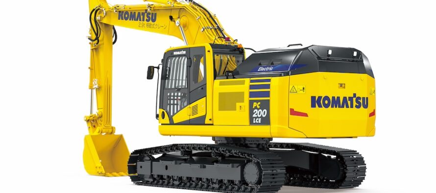 Komatsu ready to launch new 20 tonnes class electric excavators with lithium-ion batteries