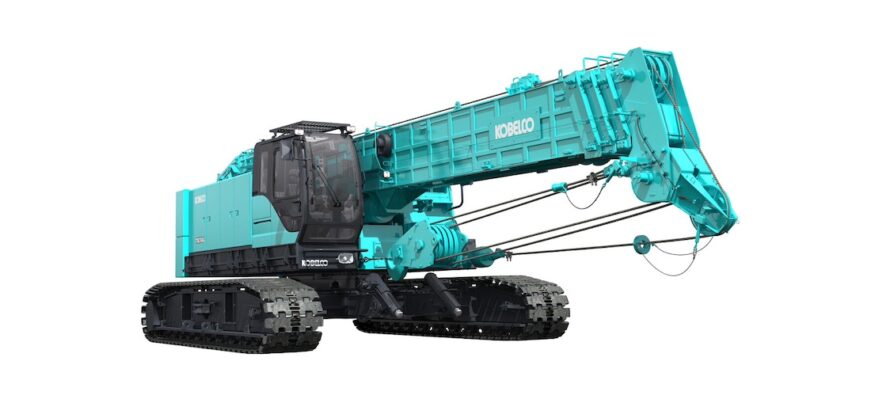Kobelco launches new telescopic boom crawler crane for Europe: TKE750G