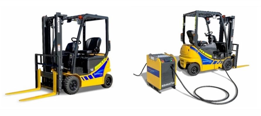 Komatsu to launch Proof-of-Concept (PoC) tests for electric forklifts powered by sodium-ion batteries