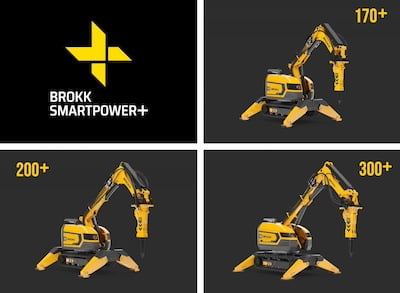 Brokk revoluționează tehnologia pentru demolări cu generația de roboți SmartPower+