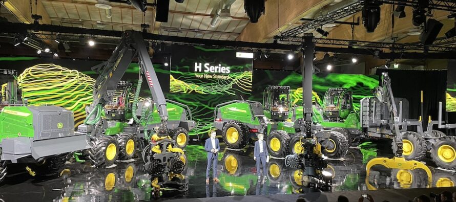 New large-size class H Series forest machines – a new standard for logging