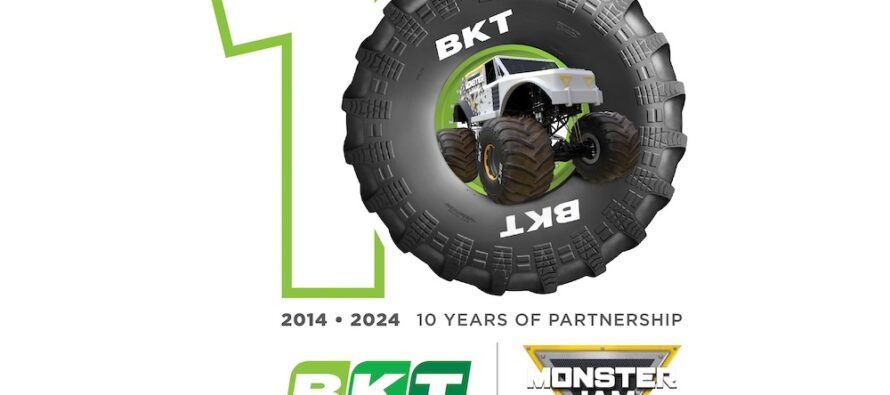 BKT and Monster Jam, a 10-year success story