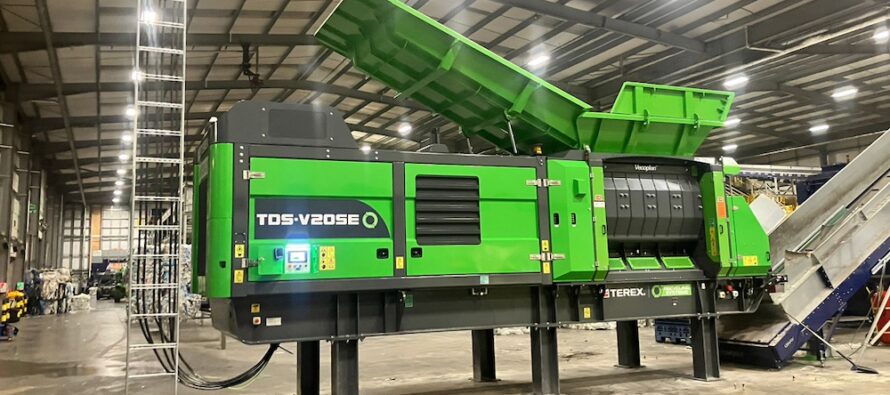 Terex Recycling Systems introduces the TDS-V20SE electric shredder