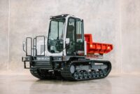 New Takeuchi TCR50-2 crawler dumper efficiently transports heavy loads across rough terrain