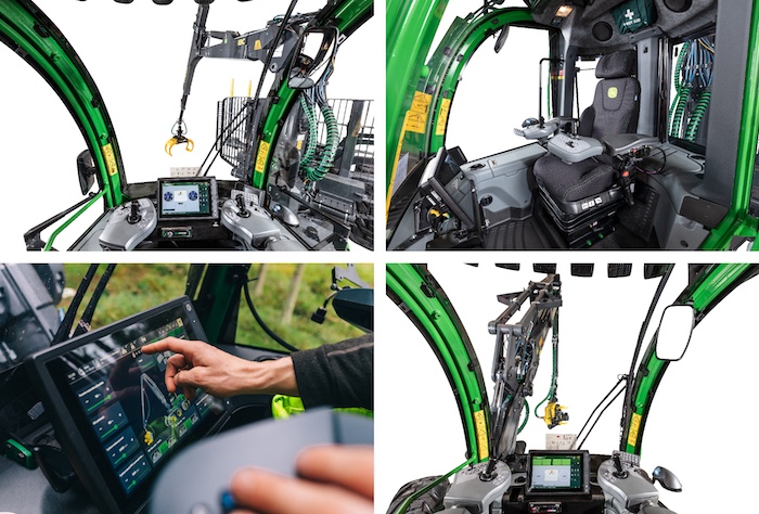 Noua cabină John Deere de pe Seria H – confort și ergonomie