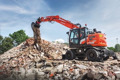 Hitachi aduce la Bauma 2025 popularele încărcătoare frontale ZW-7 și excavatoare pe roți ZXW-7