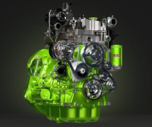 JCB Powertrain expune la Bauma propriul motor cu ardere internă cu hidrogen