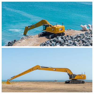 Noul excavator cu braț super lung Cat 395 etalează performanțe premium