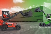 Red telehandlers: cooperation LINDE and SENNEBOGEN