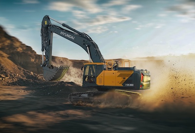 Noile HX360L și HX400L excelează în clasa excavatoarelor Hyundai Next Generation