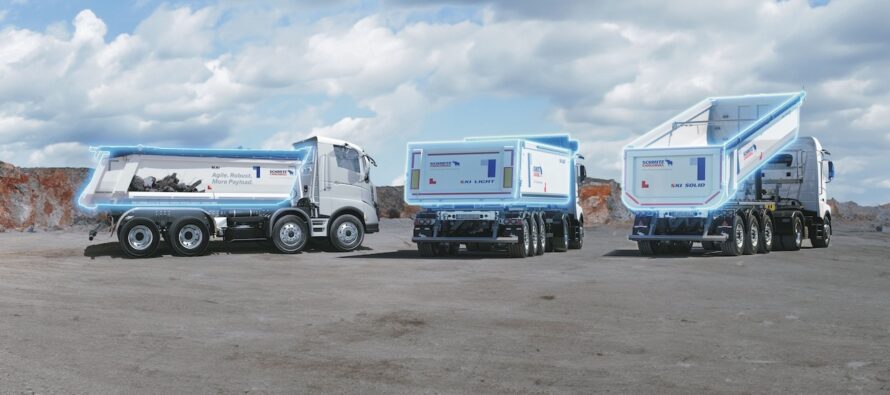 Schmitz Cargobull S.KI tipper semi-trailers are digital pioneers for the construction site