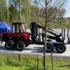 Prototipul concept de forwarder hibrid-electric (HEV) Komatsu, dezvăluit în premieră