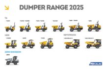 Mecalac își actualizează gama de dumpere la noul standard european EN-474