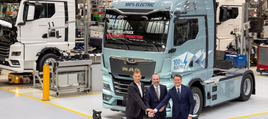 MAN starts series production of electric trucks