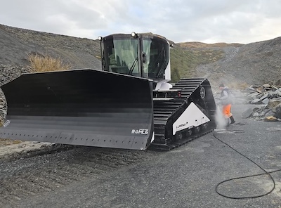 Startup-ul american Lumina a lansat prototipul de buldozer electric ML6 Moonlander 