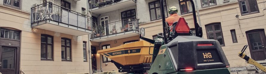HG lansează dumperul 100% electric de 3 tone E3000, cu o autonomie de 12 ore