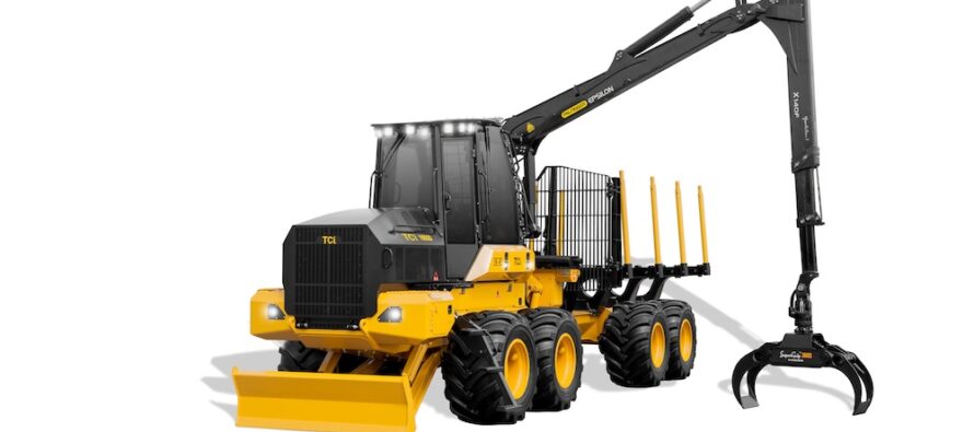 1055D forwarder lands in Europe