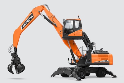 DX270WMH-7 extinde linia de excavatore pentru manipularea materialelor DEVELON