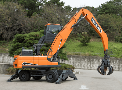 DX270WMH-7 extinde linia de excavatore pentru manipularea materialelor DEVELON