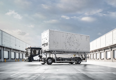 TII KAMAG prezintă noul vehicul pentru containere, KAMAG PM 101