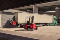 Palfinger introduces its new middle-seat truck-mounted forklift