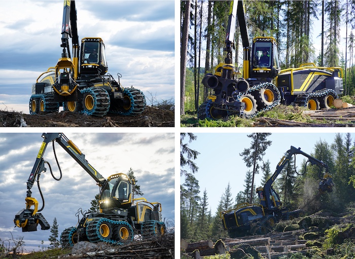 Harvesterul cu 8 roți Eco Log 688G face pasul către următoarea generație