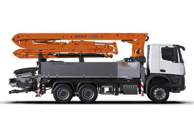 Autopompe de beton CIFA în clasa de 20 de metri